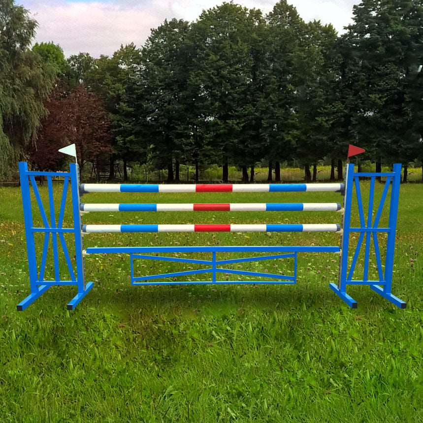 Training Jump Set TS_215 Blue Aluminium Horse Jumps / Hindernisse