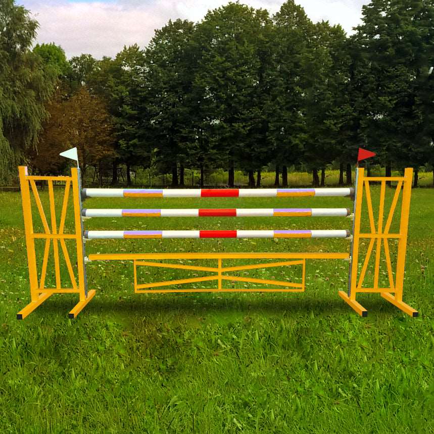 Training Jump Set TS_215 Yellow Aluminium Horse Jumps / Hindernisse